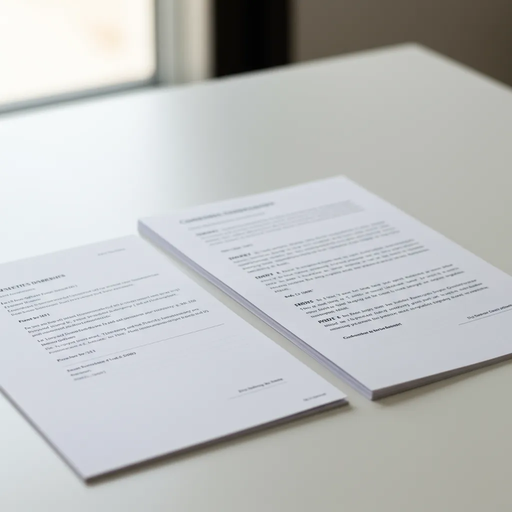 Comparaison entre un DPE et un audit énergétique : deux documents distincts posés sur un bureau