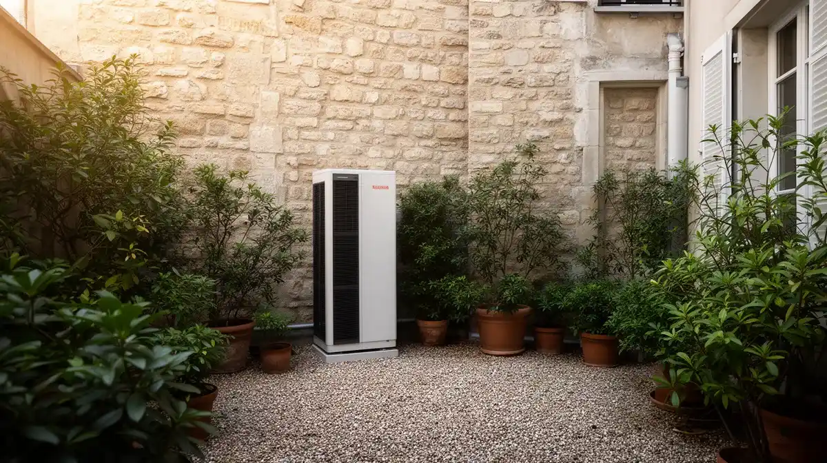 Installer une pompe à chaleur dans une cour intérieure d’immeuble : est-ce possible ?